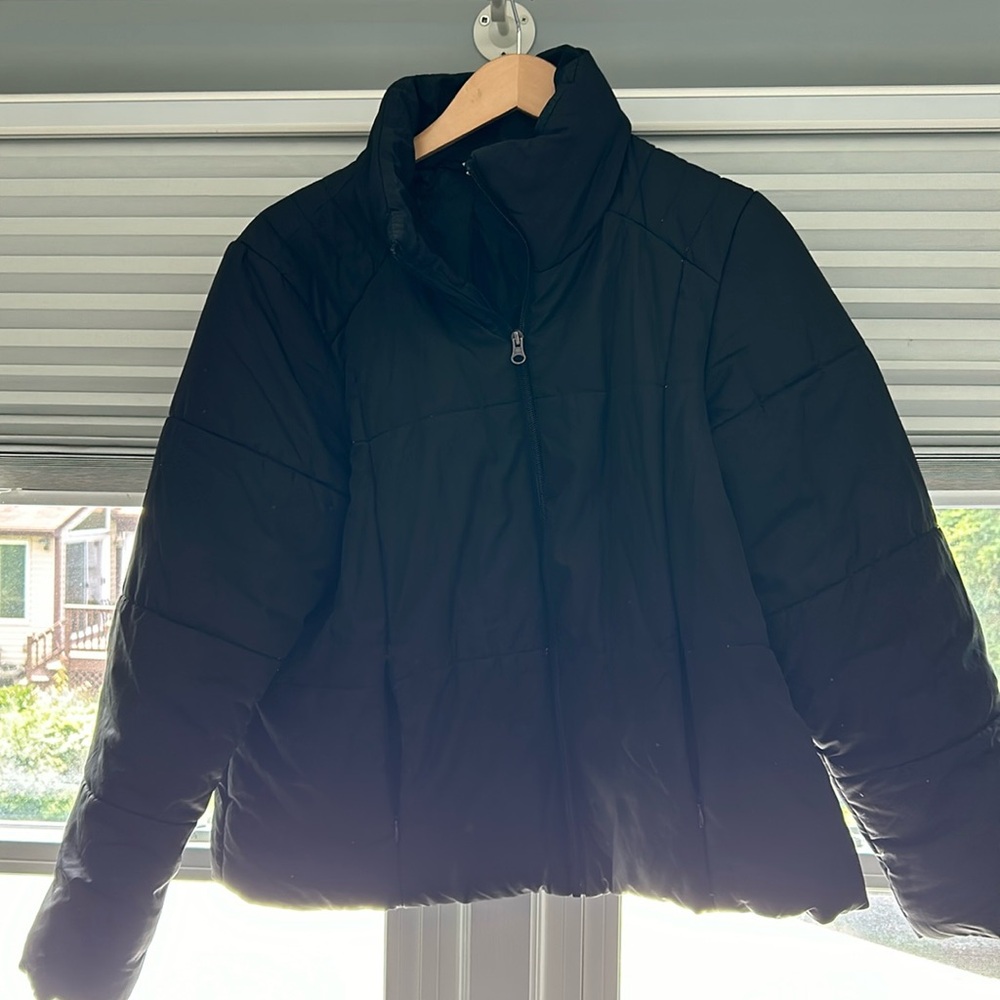 Zella black winter coat.  Size Large